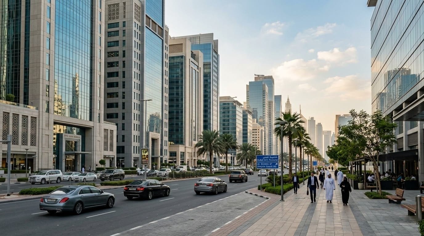 Performance marketing agency in Dubai business district